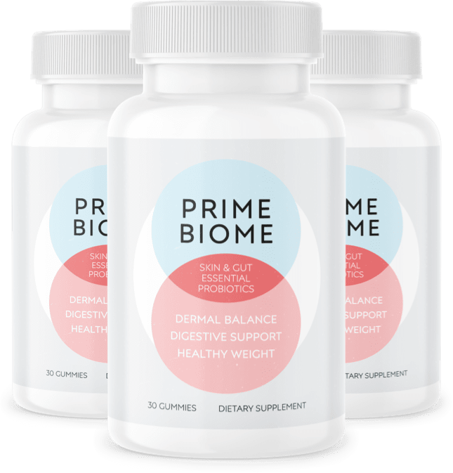 PrimeBiome - 3 Bottles