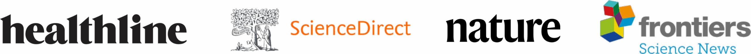 Healthline, ScienceDirect, Nature, Frontiers